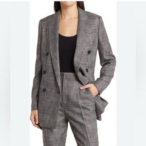 ALL SAINTS Astrid Check Blazer New With Tag